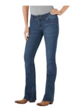 Wrangler Mid Rise Essential Bootcut Jeans 9 x 34